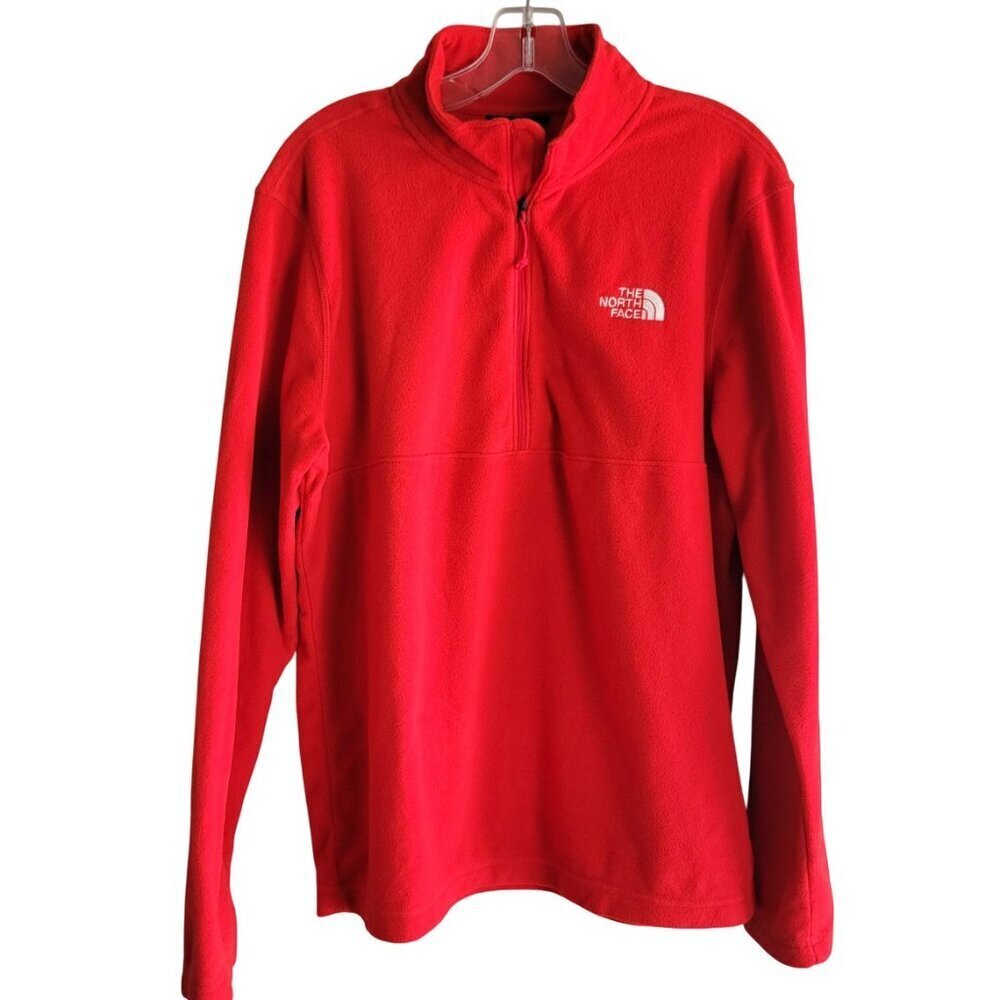 The North Face Mens 1/4 Zip Fleece Pullover Size M - Picture 1 of 8